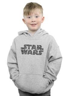 Худи с логотипом пейсли Star Wars, серый