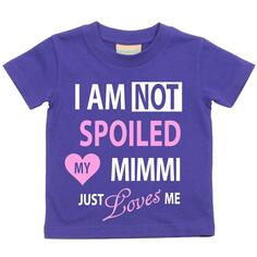 Рубашка «Я не испорчена, моя Мимми просто любит меня» 60 SECOND MAKEOVER, фиолетовый