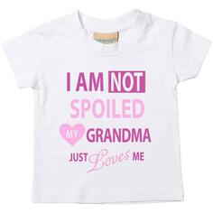 Рубашка «Я не испорчена. Моя бабушка просто любит меня» 60 SECOND MAKEOVER, белый
