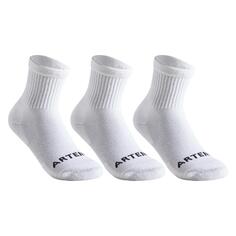 Спортивные носки для высоких ракеток Decathlon, тройной набор 100 рупий Artengo, белый
