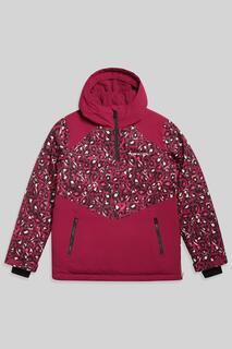 Зимняя куртка для фристайла, водонепроницаемая лыжная куртка из переработанного флиса Animal, розовый