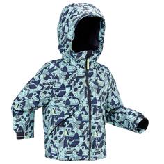 Decathlon Экстра теплая и водонепроницаемая стеганая лыжная куртка 180 Warm Wedze, синий Wed'ze