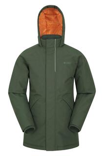 Удлиненная куртка Forest, водонепроницаемое зимнее пальто Mountain Warehouse, хаки
