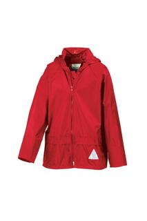 Тяжелый водонепроницаемый дождевик (куртка и брючный костюм) Result, красный