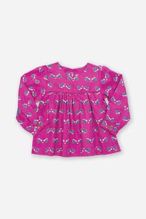 Блузка с сердечками в виде ежика Kite, розовый