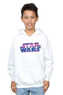 Толстовка с неоновым логотипом Star Wars, белый