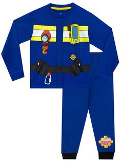 Пижама пожарного с длинными рукавами Fireman Sam, синий