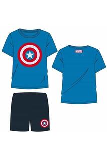 Пижамный комплект «Мстители: Капитан Америка» Marvel, мультиколор