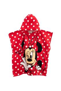 Полотенце-пончо с капюшоном Минни Маус Disney, красный