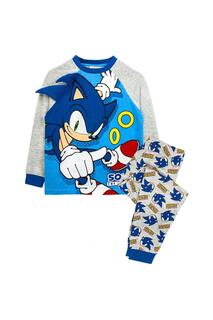 Пижамный комплект Spikes 3D Sonic the Hedgehog, серый