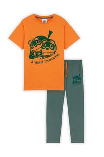 Пижамный комплект Crossing с короткими рукавами Animal, мультиколор