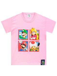 Футболка «Принцесса Персик» Super Mario, розовый