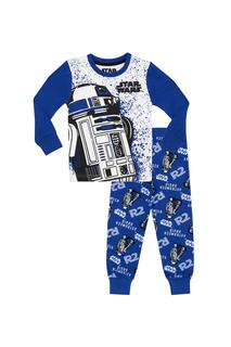 R2D2 Облегающая пижама Star Wars, синий