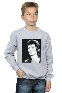 Толстовка с изображением Зигги David Bowie, серый
