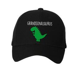 Бейсбольная кепка внука с динозавром 60 SECOND MAKEOVER, черный