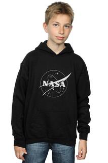 Классический монохромный худи с логотипом Insignia NASA, черный