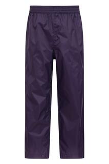 Водонепроницаемые брюки Pakka, дождевые брюки с проклеенными швами Mountain Warehouse, фиолетовый