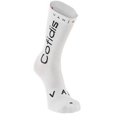 Реплика носков для шоссейного велоспорта Decathlon Cofidis Van Rysel, белый