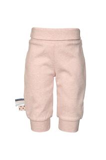 Органические детские штаны с подвернутой талией OrganicEra, цвет rose