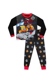 Пижамный комплект для мальчиков Transformers, черный