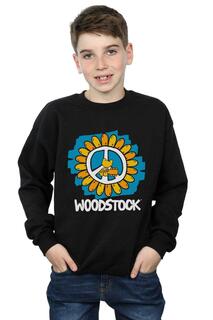 Толстовка «Цветочный мир» Woodstock, черный