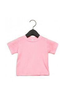Детская футболка с круглым вырезом Bella + Canvas, розовый