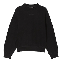 Свитшот Victoria&apos;s Secret Cotton Fleece Oversized Crewneck, черный