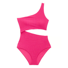 Купальник Victoria&apos;s Secret Swim Monokini One-Piece Fishnet, розовый