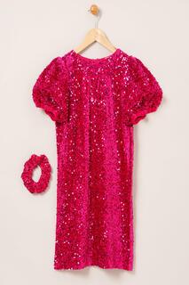 Набор резинок для платья и волос Miss, розовый