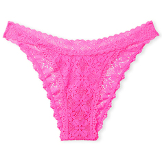 Трусы Victoria&apos;s Secret The Lacie Lace Brazilian Crochet Lace, сиреневый