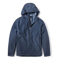 Куртка Men&apos;s Timberland waterproof Zipper Hooded Jacket Blue, синий