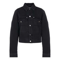 Куртка Men&apos;s KENZO Cotton Denim Long Sleeves Jacket Black, черный