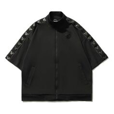 Куртка Li-Ning x Disney Crossover Sports Fashion Series Casual Loose Stand Collar Jacket Couple Style Black, черный