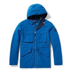 Куртка Men&apos;s Timberland Multiple Pockets Casual hooded Jacket Dark Blue, синий