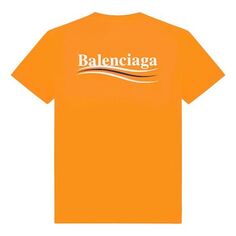 Футболка Balenciaga FW21 Political Campaign Orange, оранжевый