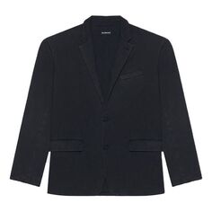 Куртка Men&apos;s Balenciaga FW21 Retro Knit Large Jacket Black, черный