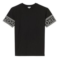 Футболка Men&apos;s KENZO Cuff Logo Cotton Short Sleeve Black, черный