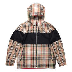 Куртка Men&apos;s Burberry Double Sided Classic Plaid Hooded Jacket Beige, бежевый