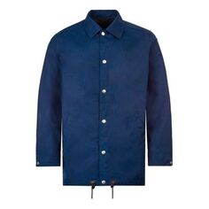 Куртка Men&apos;s KENZO Back Alphabet Logo lapel Jacket Navy Blue, синий