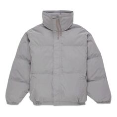 Куртка Fear of God Essentials SS20 Puffer Jacket Silver Reflective, серый