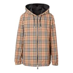 Куртка Men&apos;s Burberry Vintage Double Sided Classic Plaid Cozy Jacket Valentine&apos;s Day Beige, цвет creamy