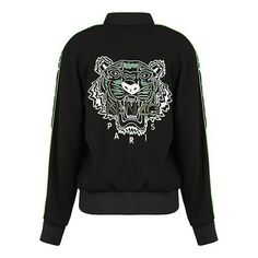 Куртка KENZO Back Tiger Head Embroidered Jacket Black, черный