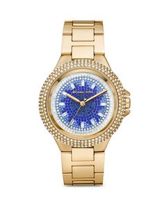 Часы Камилла, 43 мм Michael Kors, цвет Blue