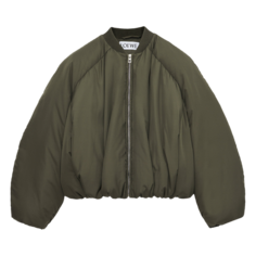 Куртка Loewe Padded Bomber &apos;Loden Green&apos;, зеленый