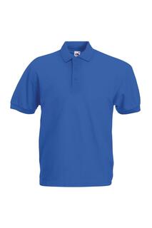 Рубашка поло с короткими рукавами из пике 65/35 Fruit of the Loom, синий
