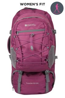 Рюкзак Traveler 60 + 20л Прочный спортивный рюкзак Mountain Warehouse, фиолетовый