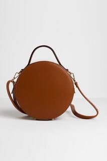 Круглая сумка через плечо &apos;Rome&apos; Betsy &amp; Floss, коричневый