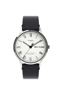 Классические аналоговые часы Waterbury Classic из нержавеющей стали - Tw2W15000 Timex, белый