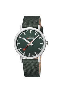 Классические аналоговые часы из нержавеющей стали - A660.30360.60Sbf Mondaine, зеленый