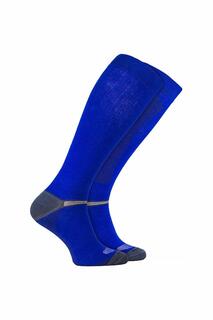 Бамбуковые носки до колена для верховой езды COMODO, синий